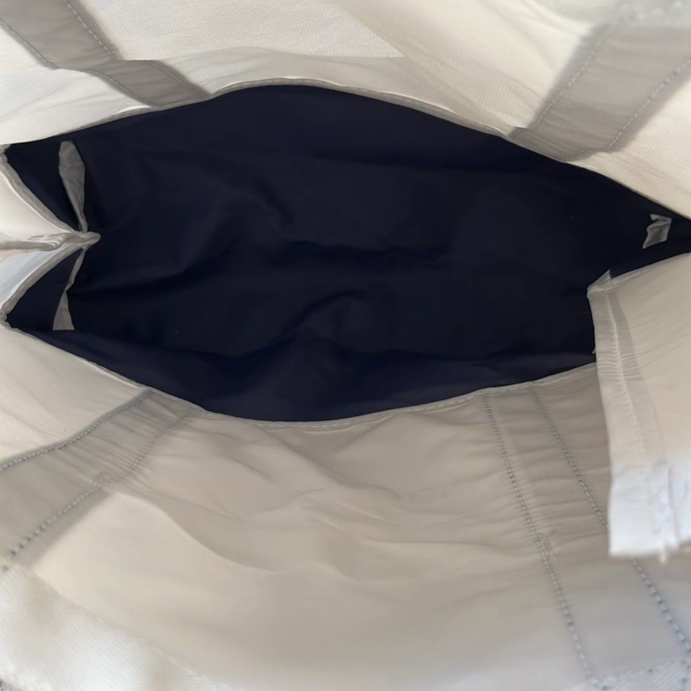 Seaside white canvas tote - never used - Picture 5 of 7